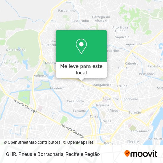 GHR. Pneus e Borracharia mapa