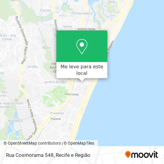 Rua Cosmorama 548 mapa