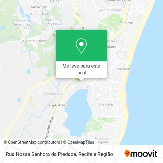 Rua Nossa Senhora da Piedade mapa