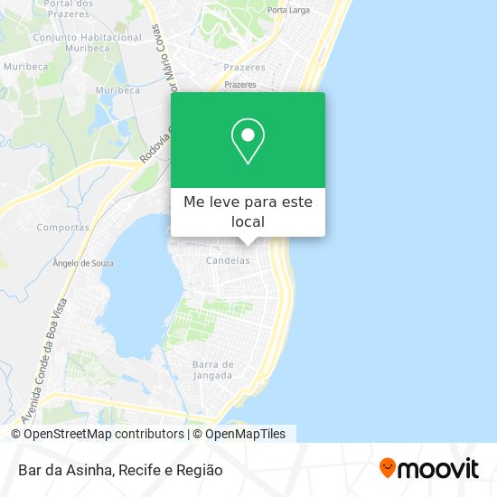 Bar da Asinha mapa