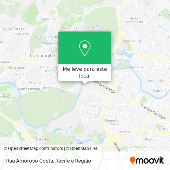 Rua Amoroso Costa mapa