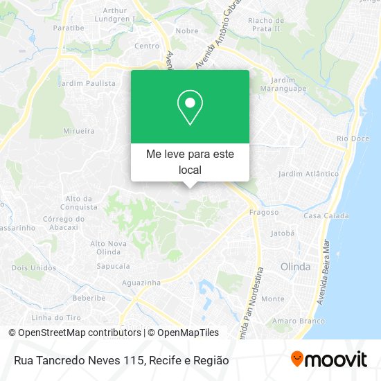 Rua Tancredo Neves 115 mapa
