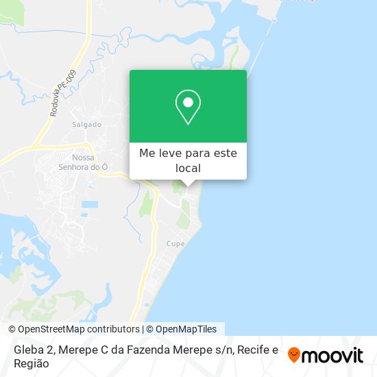 Gleba 2, Merepe C da Fazenda Merepe s / n mapa