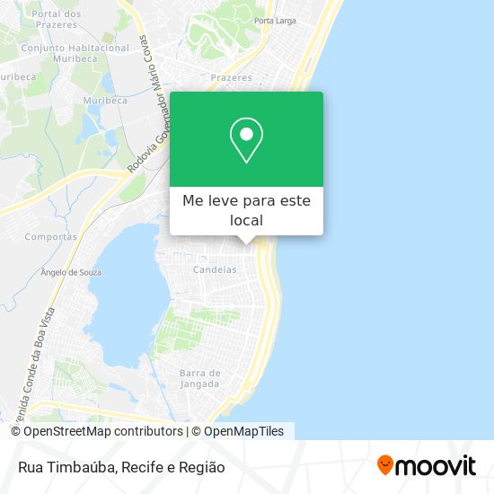 Rua Timbaúba mapa