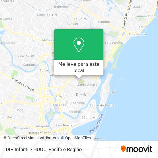 DIP Infantil - HUOC mapa