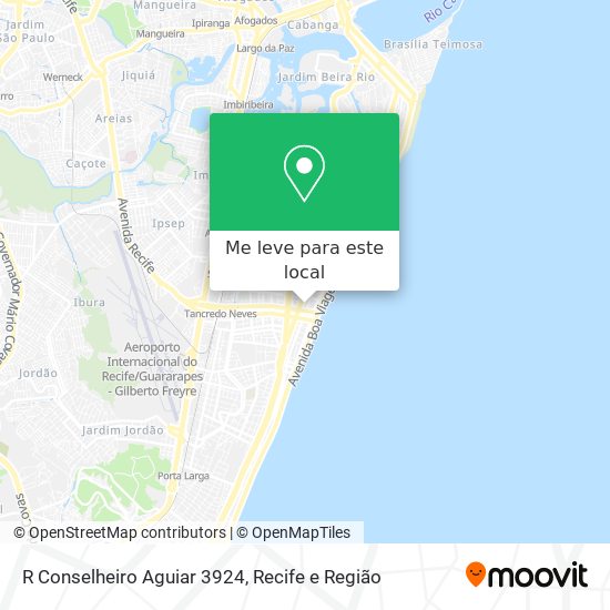 R Conselheiro Aguiar 3924 mapa