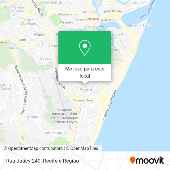 Rua Jaticy 249 mapa