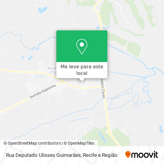 Rua Deputado Ulisses Guimarães mapa