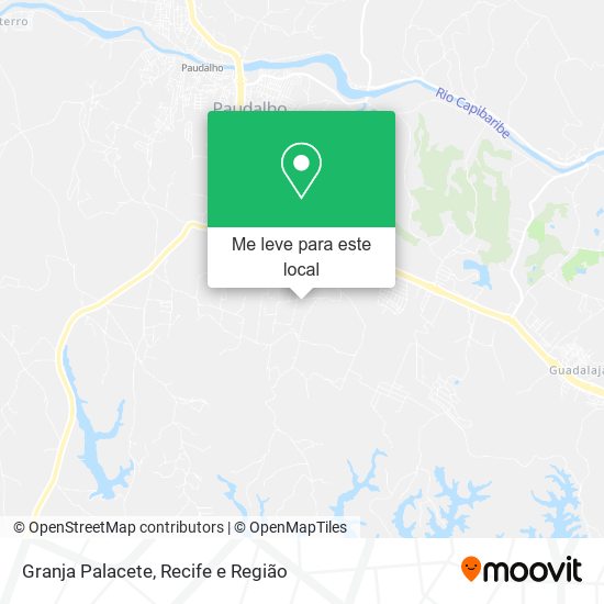 Granja Palacete mapa