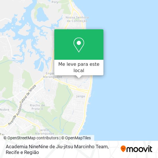 Academia NineNine de Jiu-jitsu Marcinho Team mapa