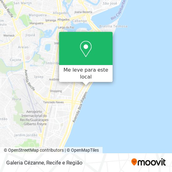 Galeria Cézanne mapa