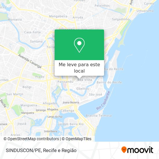 SINDUSCON/PE mapa