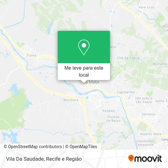 Vila Da Saudade mapa