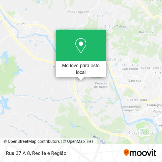 Rua 37 A 8 mapa