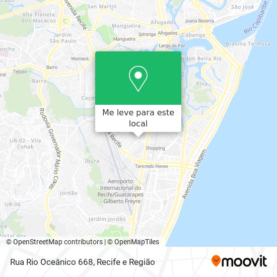 Rua Rio Oceânico 668 mapa