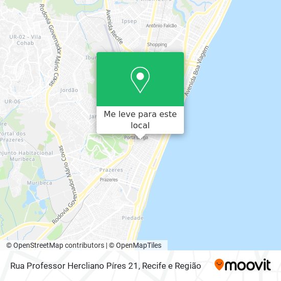 Rua Professor Hercliano Píres 21 mapa