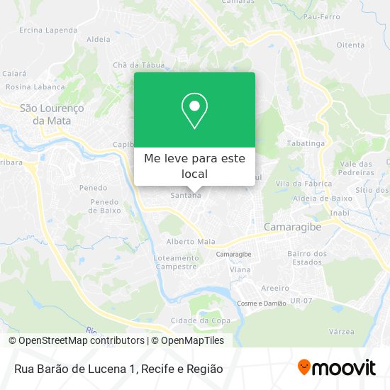Rua Barão de Lucena 1 mapa