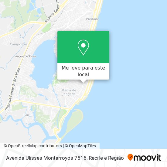 Avenida Ulisses Montarroyos 7516 mapa