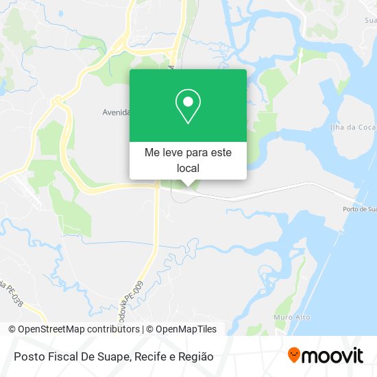 Posto Fiscal De Suape mapa