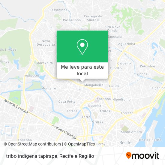 tribo indigena tapirape mapa