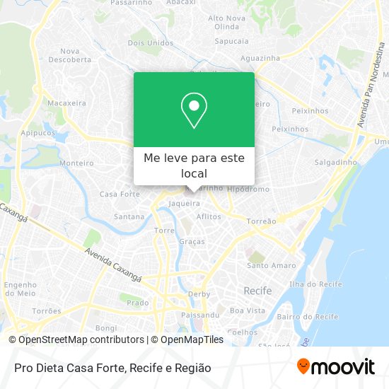 Pro Dieta Casa Forte mapa