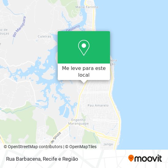 Rua Barbacena mapa