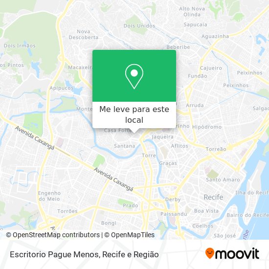 Escritorio Pague Menos mapa