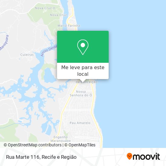 Rua Marte 116 mapa