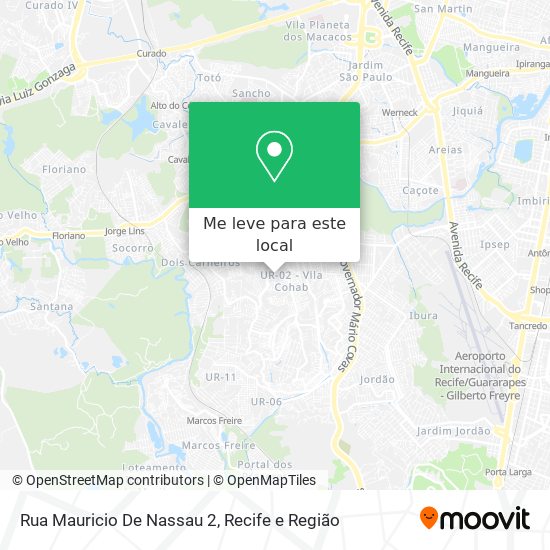 Rua Mauricio De Nassau 2 mapa