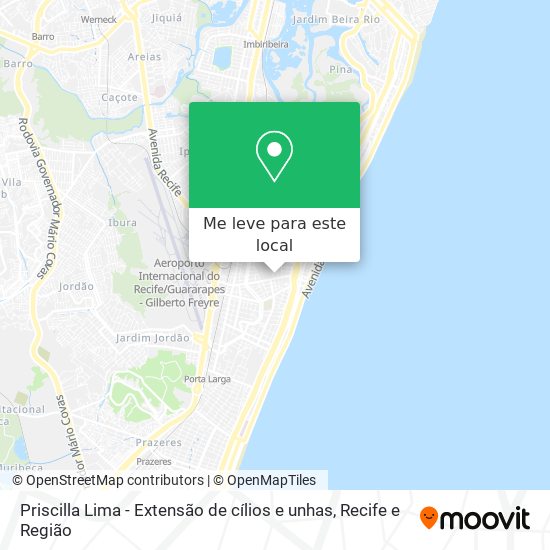 Priscilla Lima - Extensão de cílios e unhas mapa