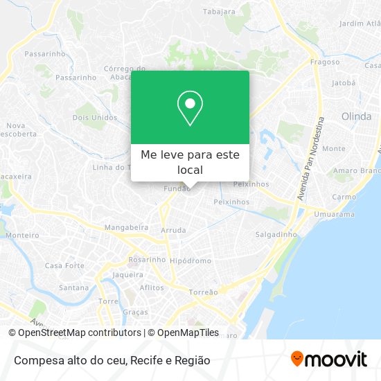Compesa alto do ceu mapa
