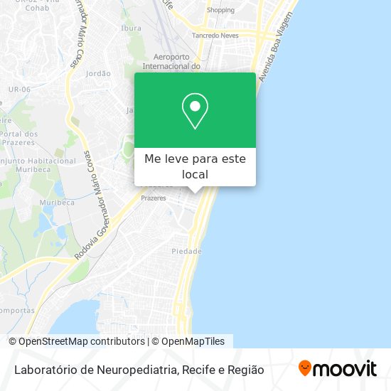 Laboratório de Neuropediatria mapa