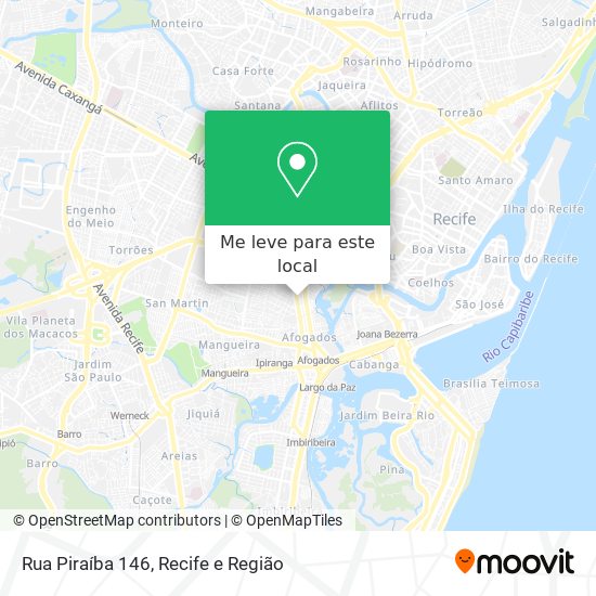 Rua Piraíba 146 mapa