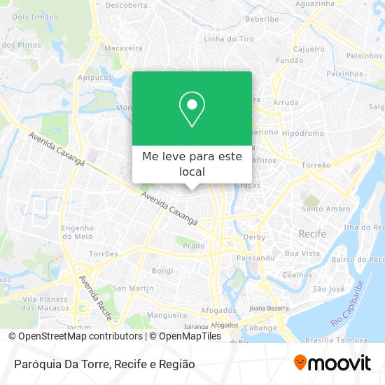 Paróquia Da Torre mapa