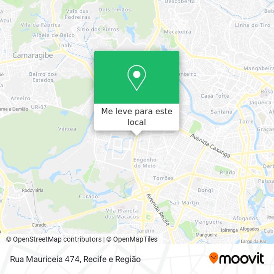 Rua Mauriceia 474 mapa