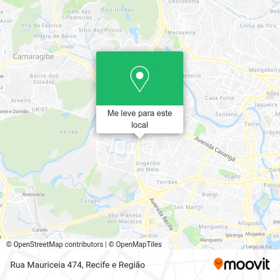 Rua Mauriceia 474 mapa
