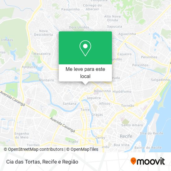 Cia das Tortas mapa