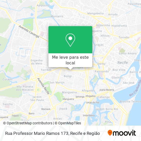 Rua Professor Mario Ramos 173 mapa