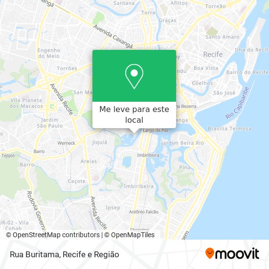 Rua Buritama mapa
