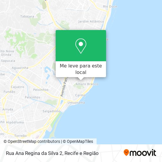 Rua Ana Regina da Silva 2 mapa