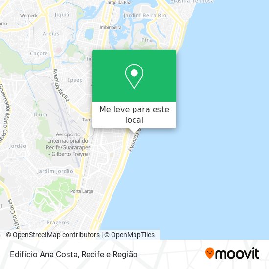 Edifício Ana Costa mapa