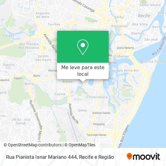 Rua Pianista Isnar Mariano 444 mapa