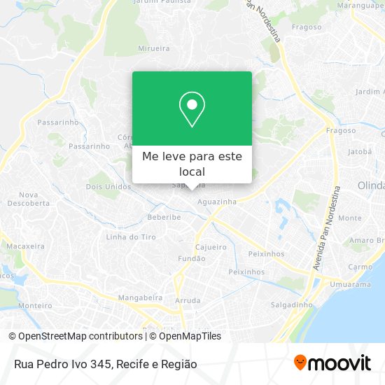 Rua Pedro Ivo 345 mapa