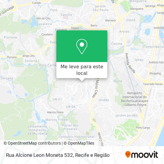 Rua Alcione Leon Moneta 532 mapa