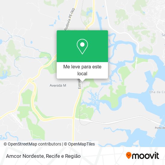 Amcor Nordeste mapa