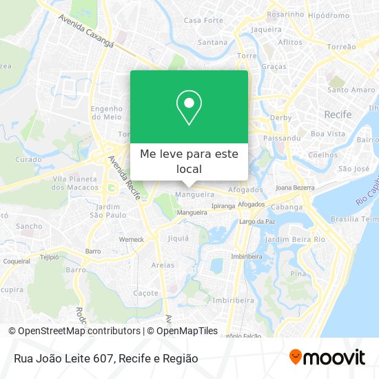 Rua João Leite 607 mapa
