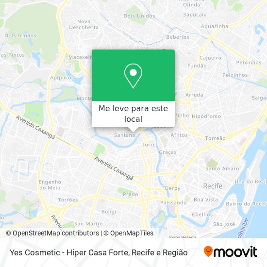 Yes Cosmetic - Hiper Casa Forte mapa