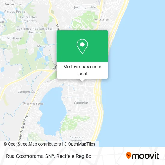 Rua Cosmorama SNº mapa