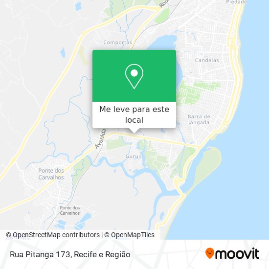 Rua Pitanga 173 mapa