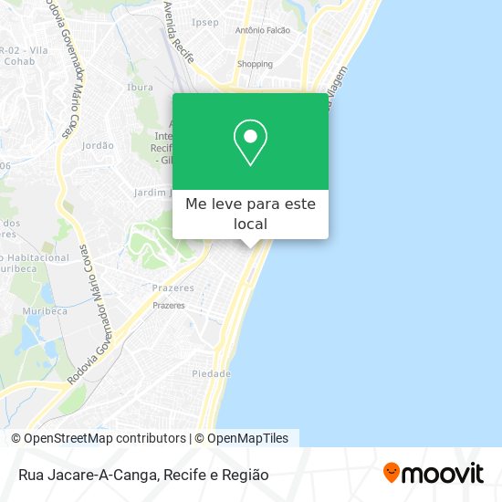 Rua Jacare-A-Canga mapa